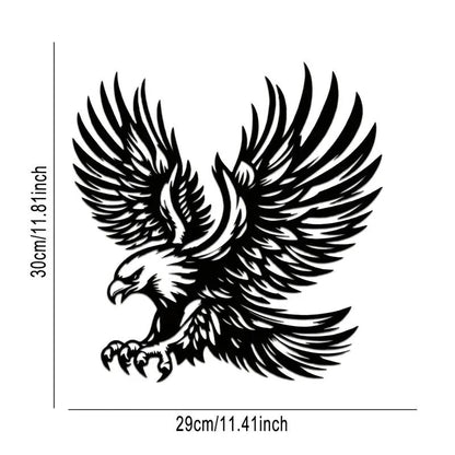 Majestic Eagle Metal Wall Art Sculpture - FranksFunkyStuff