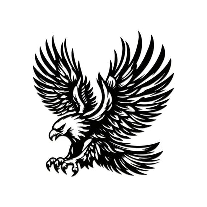Majestic Eagle Metal Wall Art Sculpture - FranksFunkyStuff