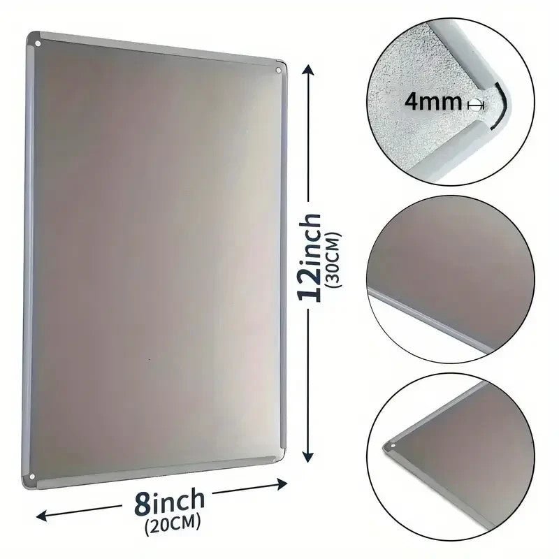 Metal Sign, " If you shake it More Than 3 times You're Just Playing With It " - FranksFunkyStuff