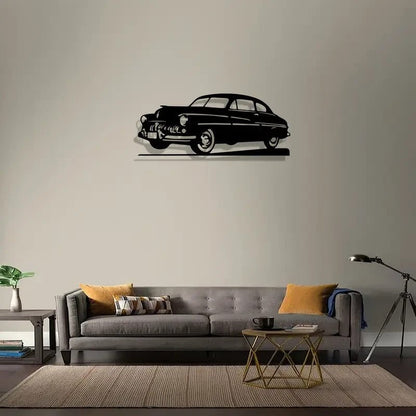 NEW 1949 Mercury Cruiser Metal Car Silhouette Large Size - FranksFunkyStuff