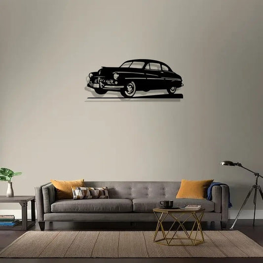 NEW 1949 Mercury Cruiser Metal Car Silhouette Large Size - FranksFunkyStuff