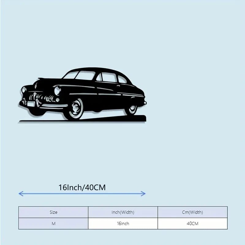 NEW 1949 Mercury Cruiser Metal Car Silhouette Large Size - FranksFunkyStuff