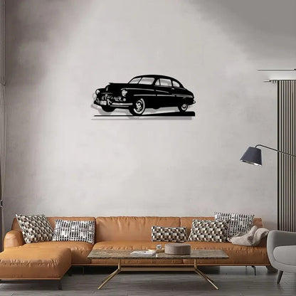 NEW 1949 Mercury Cruiser Metal Car Silhouette Large Size - FranksFunkyStuff