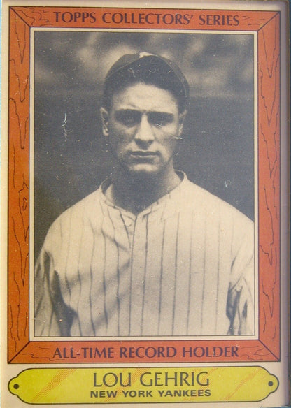 NEW 1985 Baseball Topps Woolworth All - Time Record Holders , Mounted and Framed - FranksFunkyStuff