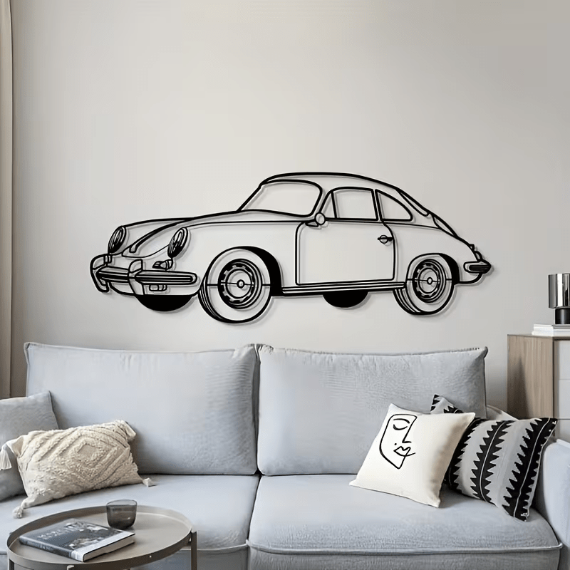 NEW 356 Porsche Car Die Cut Metal Silhouette - FranksFunkyStuff