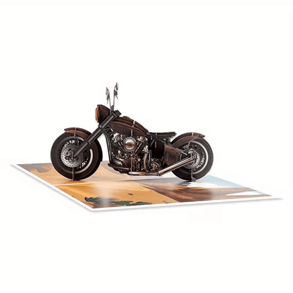 NEW 3D Pop-Up Motorcycle Greeting Card - FranksFunkyStuff