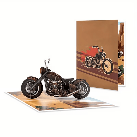 NEW 3D Pop-Up Motorcycle Greeting Card - FranksFunkyStuff