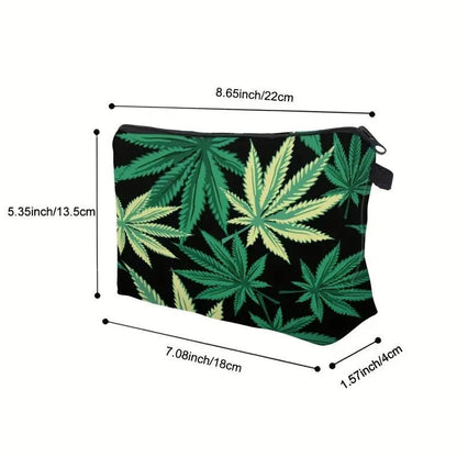NEW 420 3D Printed Leaf Pattern Small Stash Bag - FranksFunkyStuff