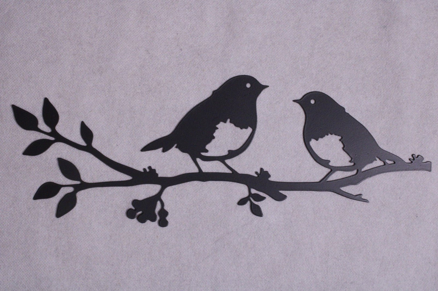 NEW 5 Birds On 2 Branches Metal Wall Decorations - FranksFunkyStuff