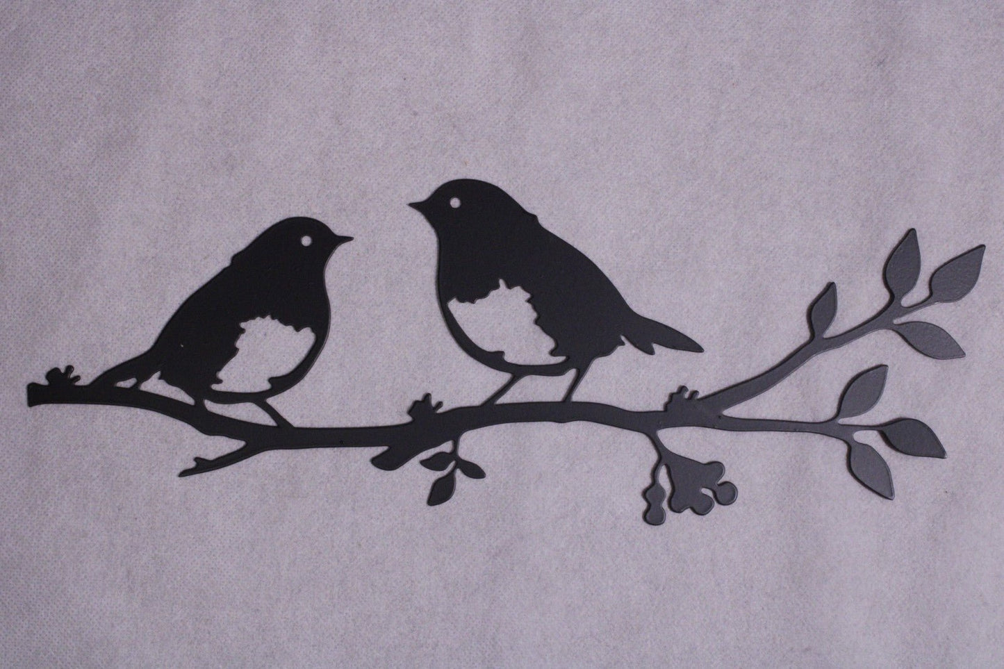 NEW 5 Birds On 2 Branches Metal Wall Decorations - FranksFunkyStuff