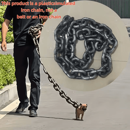 NEW 59-Inch Dog Leash for Outdoor Use, Humorous Joke Chain - FranksFunkyStuff