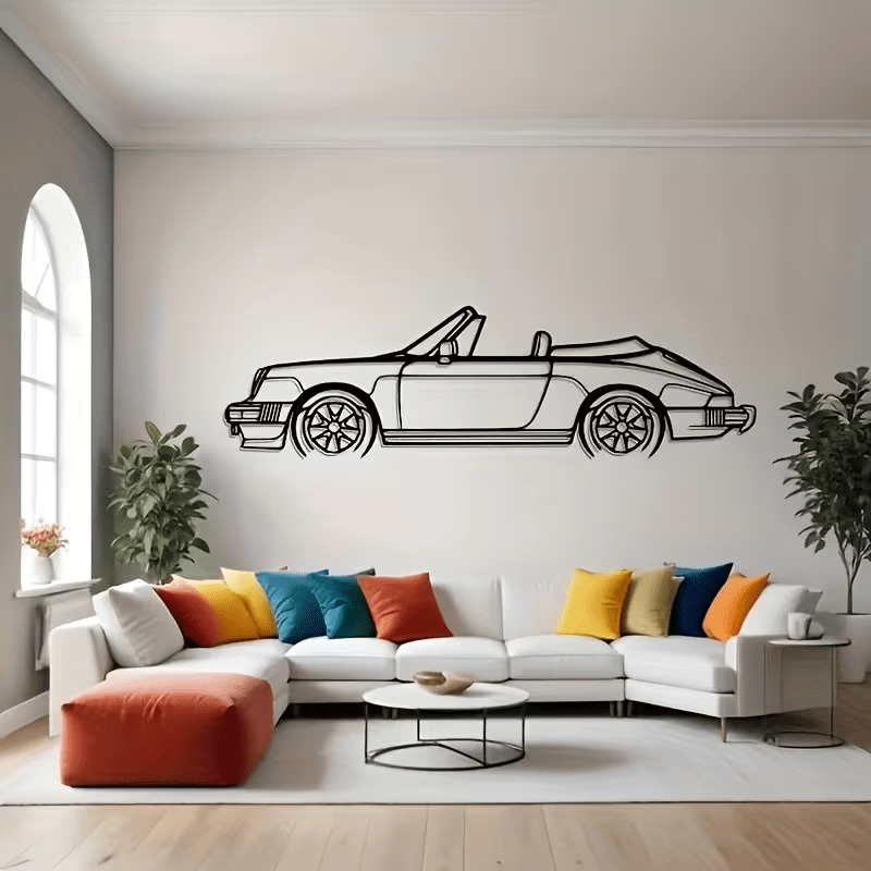NEW 911 Convertible Vintage METAL Silhouette - FranksFunkyStuff