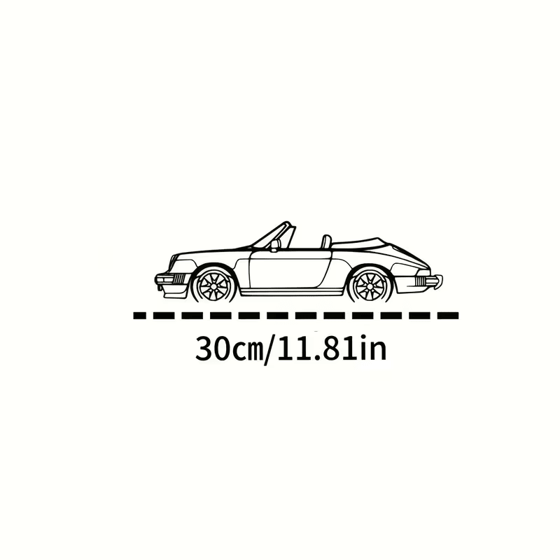 NEW 911 Convertible Vintage METAL Silhouette - FranksFunkyStuff