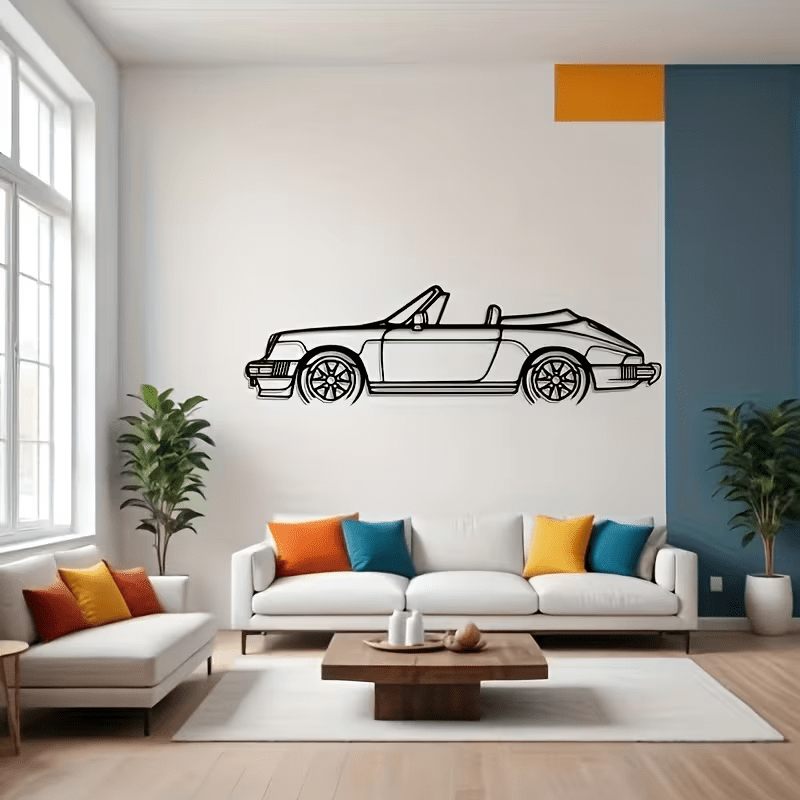NEW 911 Convertible Vintage METAL Silhouette - FranksFunkyStuff