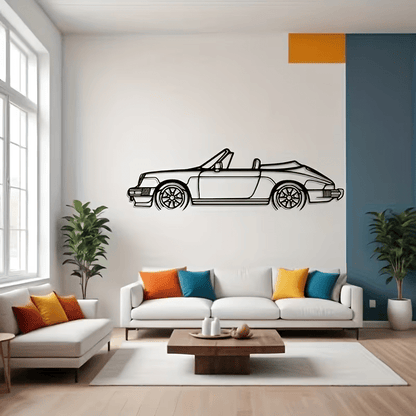NEW 911 Convertible Vintage METAL Silhouette - FranksFunkyStuff