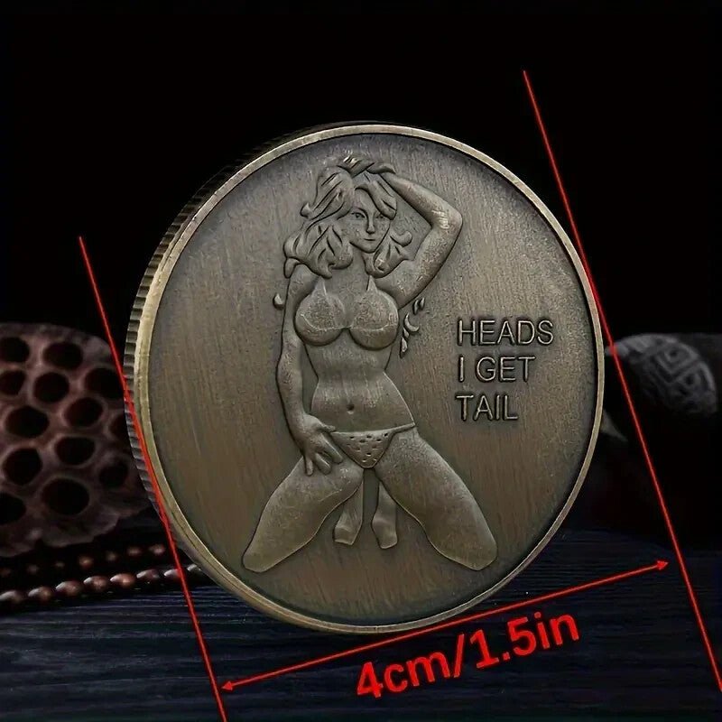 NEW Adult Decision Coin , Collectible Decision Surprise Coin 2 Sided - FranksFunkyStuff