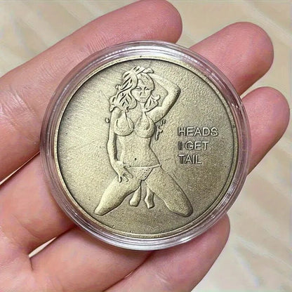 NEW Adult Decision Coin , Collectible Decision Surprise Coin 2 Sided - FranksFunkyStuff