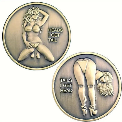NEW Adult Decision Coin , Collectible Decision Surprise Coin 2 Sided - FranksFunkyStuff