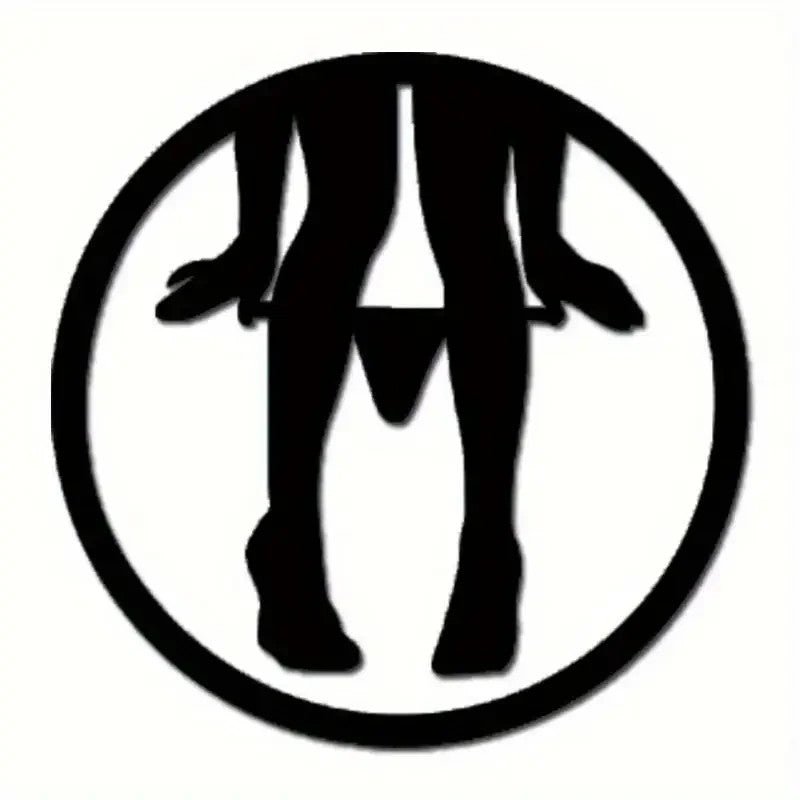 NEW Alluring Sexy Female Metal Wall Art Modern Minimalist Silhouette - FranksFunkyStuff