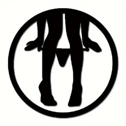NEW Alluring Sexy Female Metal Wall Art Modern Minimalist Silhouette - FranksFunkyStuff