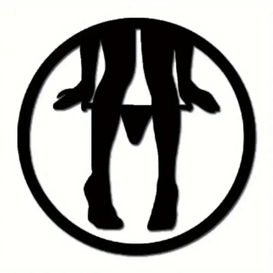 NEW Alluring Sexy Female Metal Wall Art Modern Minimalist Silhouette - FranksFunkyStuff