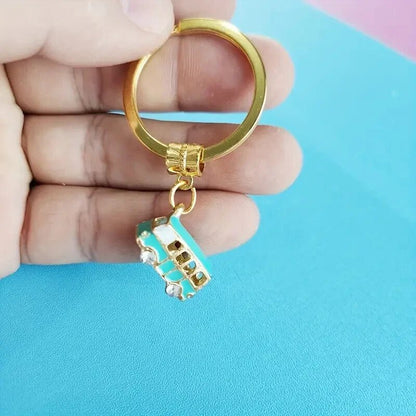 NEW Animated Volkswagen Look, Vintage - Style Bus Keychain - FranksFunkyStuff