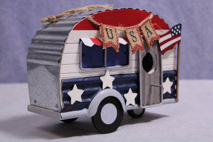 NEW Ashland Forth of July Trailer Birdhouse - FranksFunkyStuff