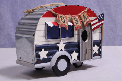 NEW Ashland Forth of July Trailer Birdhouse - FranksFunkyStuff