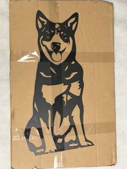 NEW Australian Cattle Dog Heeler Metal Silhouette Wall Art - FranksFunkyStuff