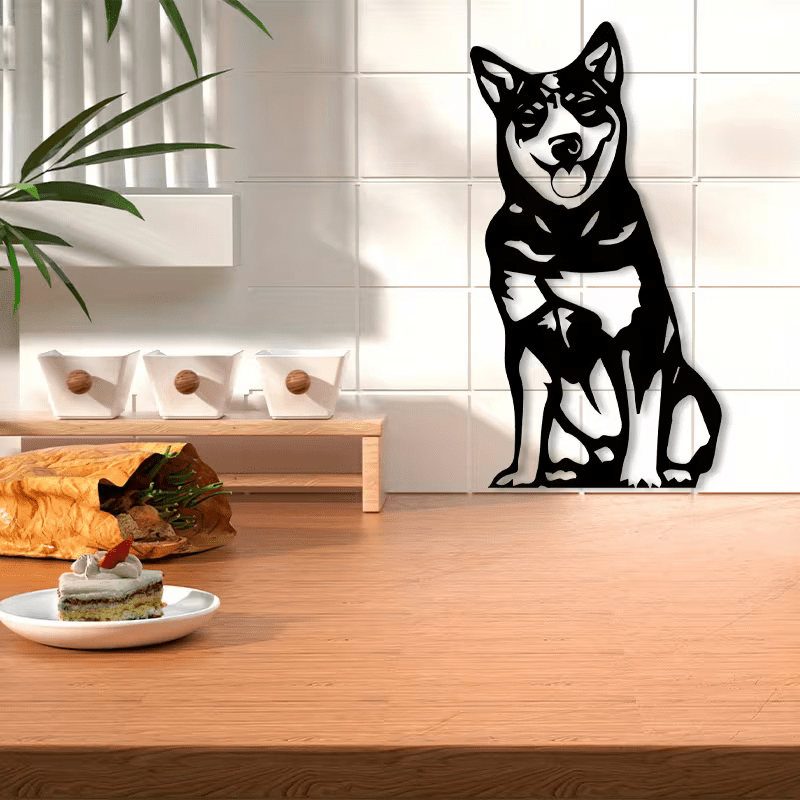 NEW Australian Cattle Dog Heeler Metal Silhouette Wall Art - FranksFunkyStuff