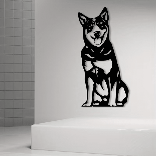 NEW Australian Cattle Dog Heeler Metal Silhouette Wall Art - FranksFunkyStuff