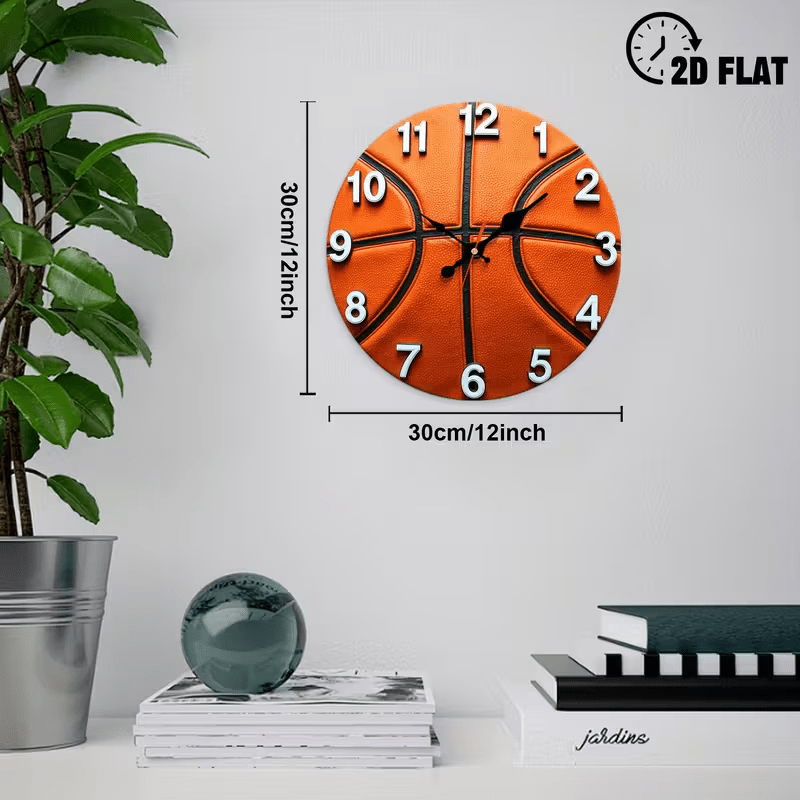 NEW Basketball Clock Quartz Movement - FranksFunkyStuff