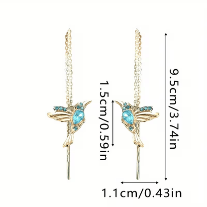 NEW Beautiful Hummingbird Earings - FranksFunkyStuff