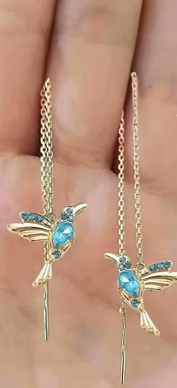 NEW Beautiful Hummingbird Earings - FranksFunkyStuff