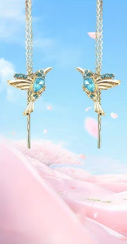 NEW Beautiful Hummingbird Earings - FranksFunkyStuff