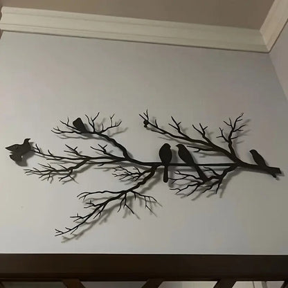 NEW Birds on a Branch Metal Silhouette - FranksFunkyStuff