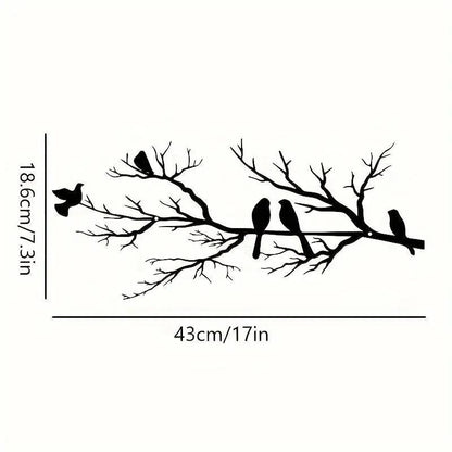 NEW Birds on a Branch Metal Silhouette - FranksFunkyStuff