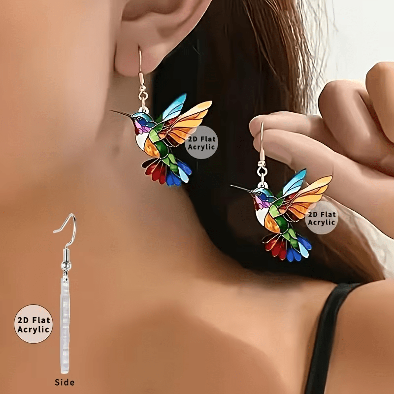 NEW Bohemian Hummingbird Earrings Cute Bird Earrings ( 4 EARRINGS ) - FranksFunkyStuff