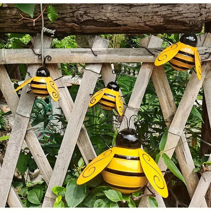 NEW BUMBLE BEE SET , 4 PIECES METAL DECOR. - FranksFunkyStuff