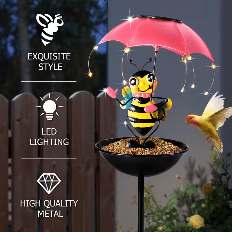 NEW Bumble Bee Statue with Bird Feeder Function - FranksFunkyStuff