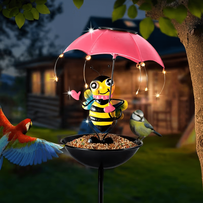 NEW Bumble Bee Statue with Bird Feeder Function - FranksFunkyStuff