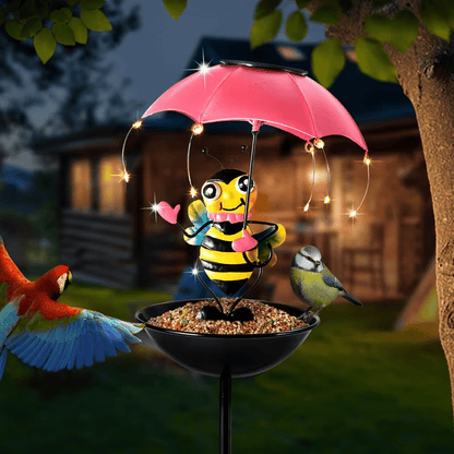NEW Bumble Bee Statue with Bird Feeder Function - FranksFunkyStuff