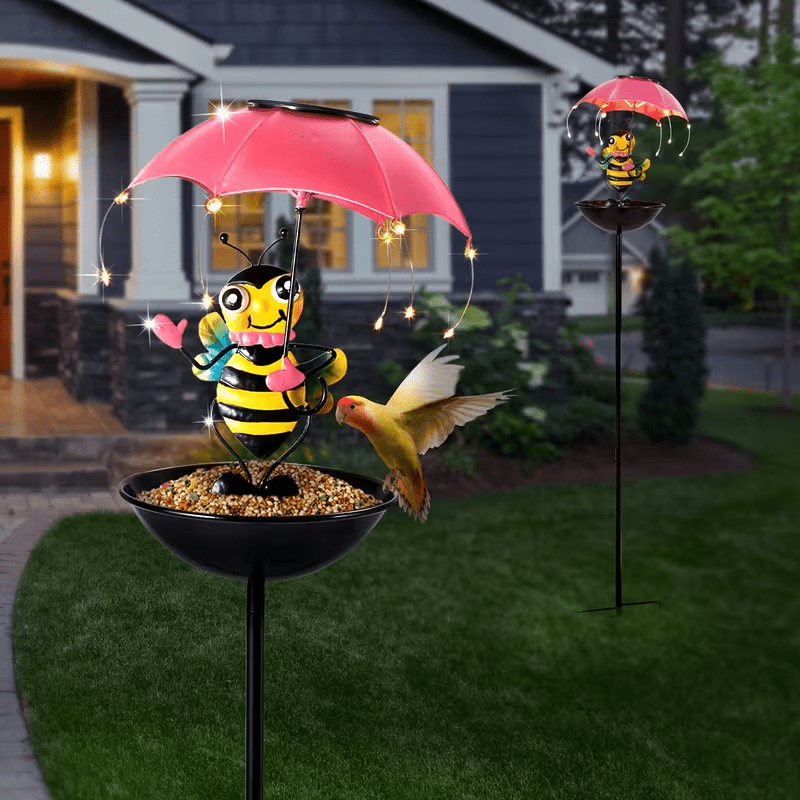 NEW Bumble Bee Statue with Bird Feeder Function - FranksFunkyStuff