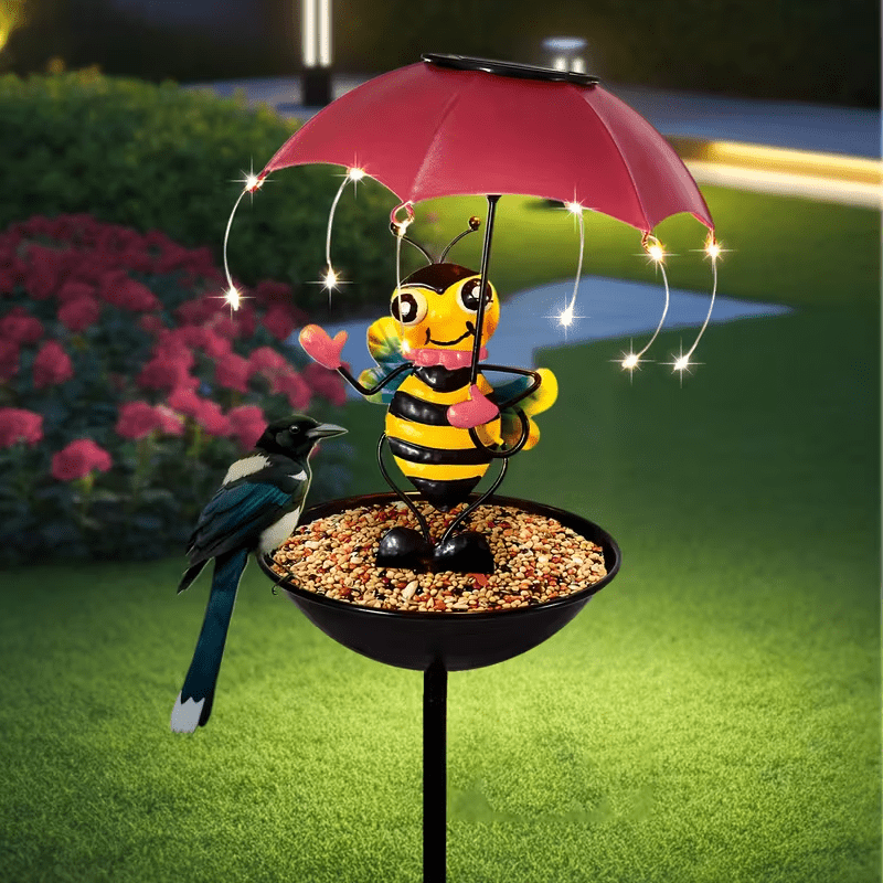 NEW Bumble Bee Statue with Bird Feeder Function - FranksFunkyStuff