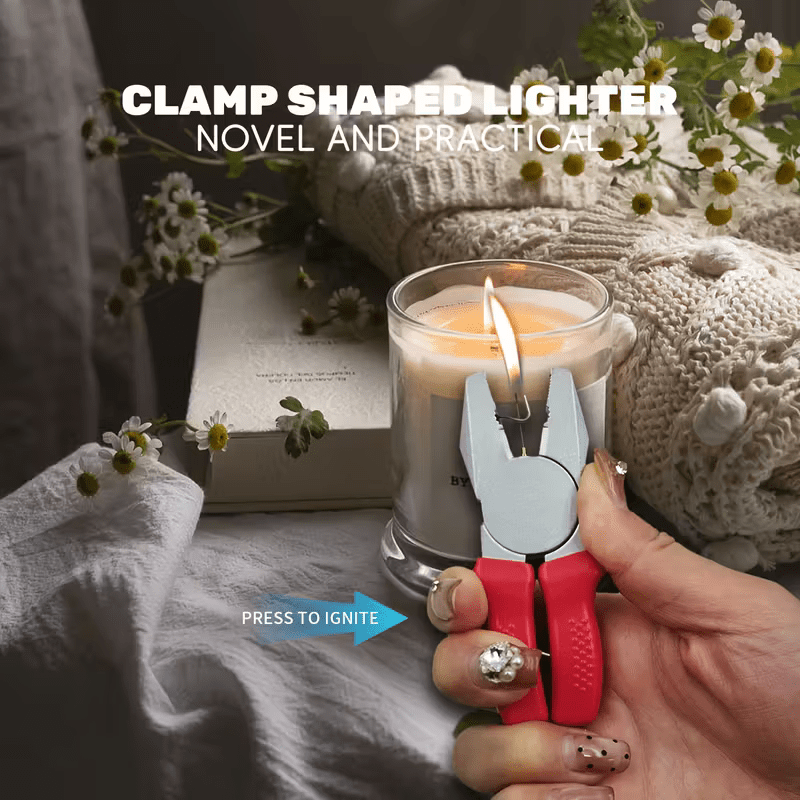 NEW Butane Lighter, Creative Tool Shaped Plyers , Soft Flame Lighter - FranksFunkyStuff