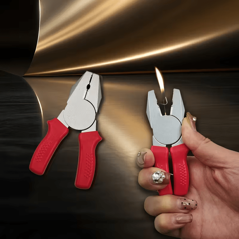 NEW Butane Lighter, Creative Tool Shaped Plyers , Soft Flame Lighter - FranksFunkyStuff