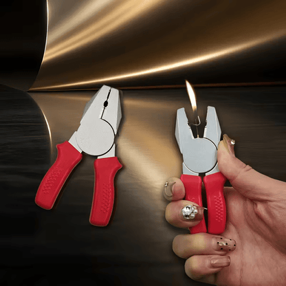 NEW Butane Lighter, Creative Tool Shaped Plyers , Soft Flame Lighter - FranksFunkyStuff
