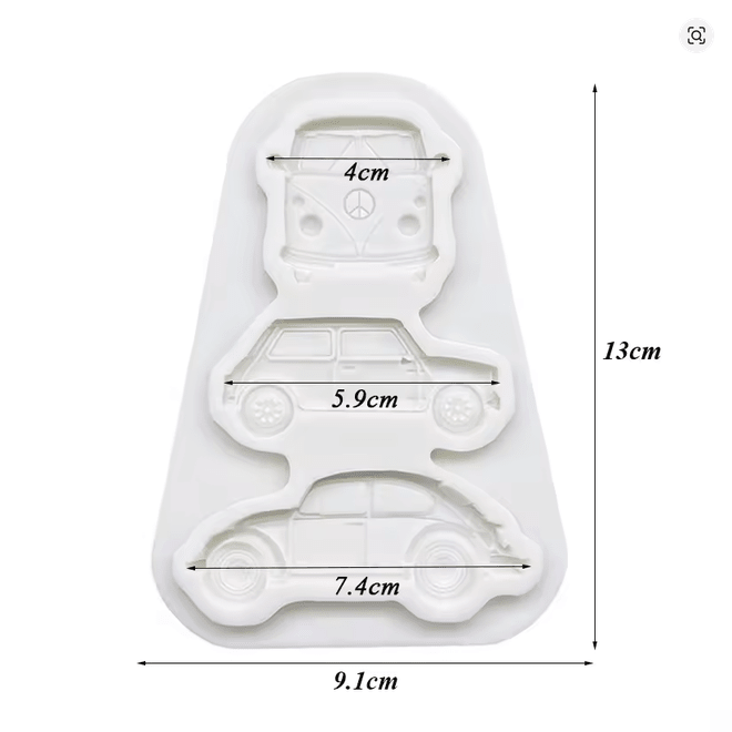NEW Car Silicone Mold Chocolate Cookies Baking Tool - FranksFunkyStuff