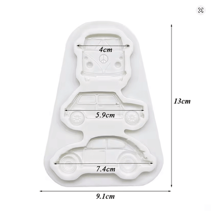 NEW Car Silicone Mold Chocolate Cookies Baking Tool - FranksFunkyStuff