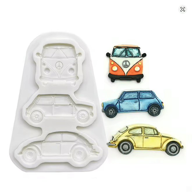 NEW Car Silicone Mold Chocolate Cookies Baking Tool - FranksFunkyStuff